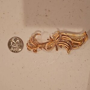 Peacock Pin Vintage  Signed